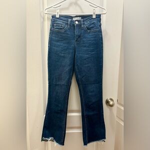 Vervet Dark Indigo Flare Women's Jeans, Sz 25